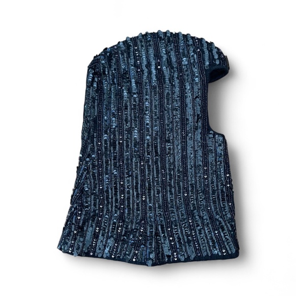 NWOT Dolce & Gabbana Wool Blend Black Knitted Sequin Hood Scarf Shawl Wrap - Picture 1 of 6